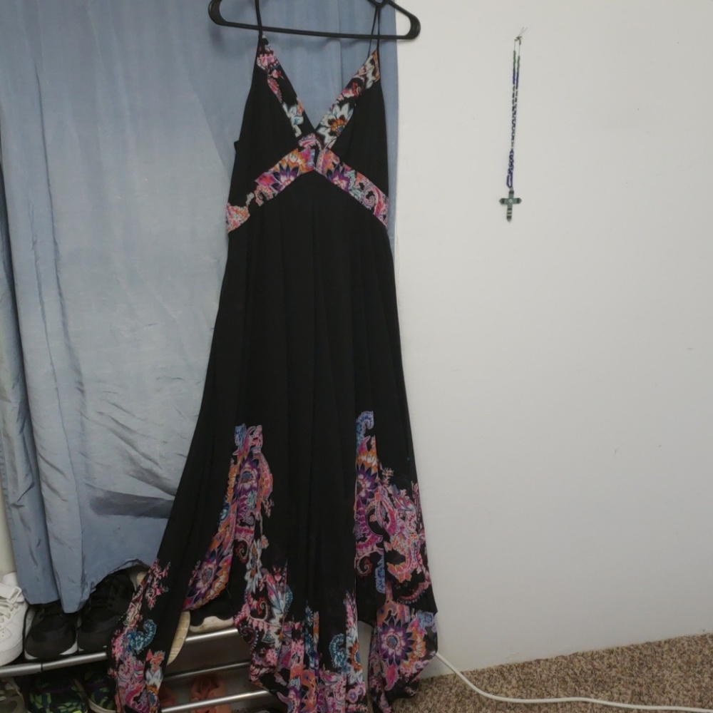 Black handkerchief dress